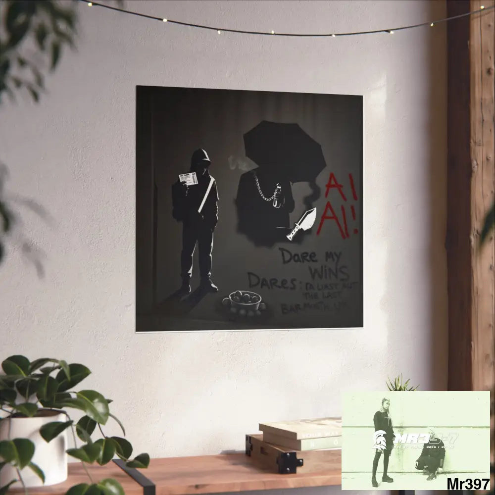 Kenya 2015 the last 12 days no 29 Banksy inspired Fine Art Posters Poster