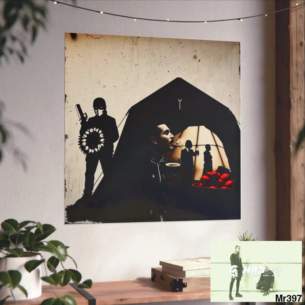 Kenya 2015 the last 12 days no 30 Banksy inspired Fine Art Posters Poster