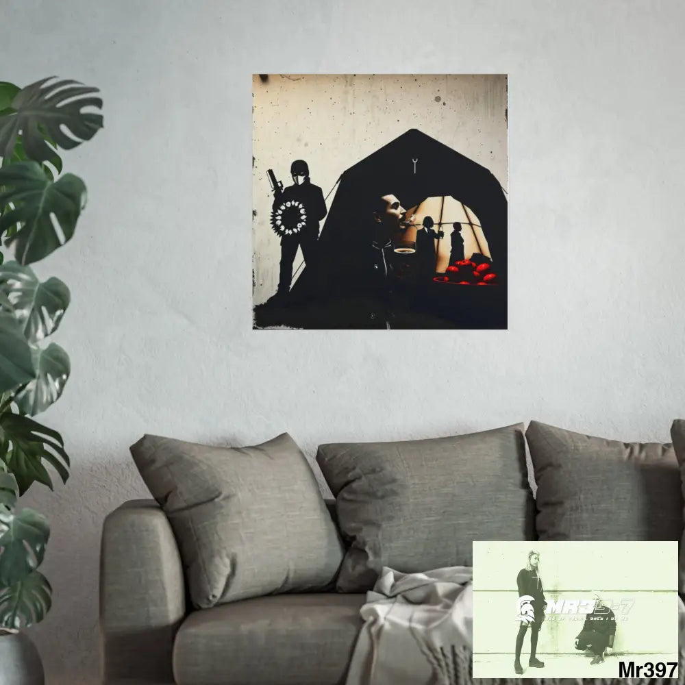 Kenya 2015 the last 12 days no 30 Banksy inspired Fine Art Posters Poster