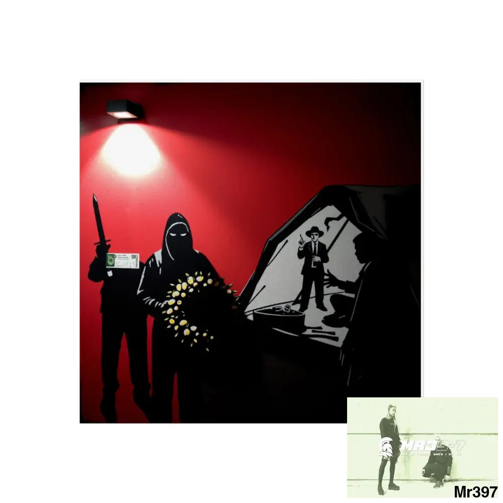 Kenya 2015 the last 12 days no 31 Banksy inspired Fine Art Posters 24″ x 24″ / Matte Poster