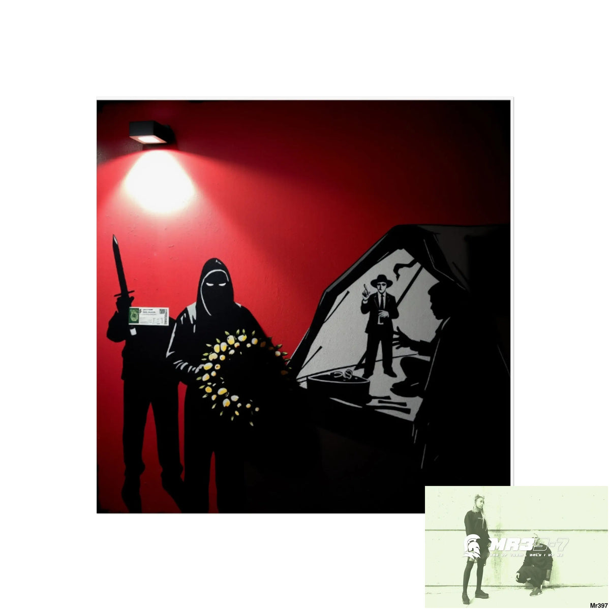 Kenya 2015 the last 12 days no 31 Banksy inspired Fine Art Posters 30″ x 30″ / Matte Poster
