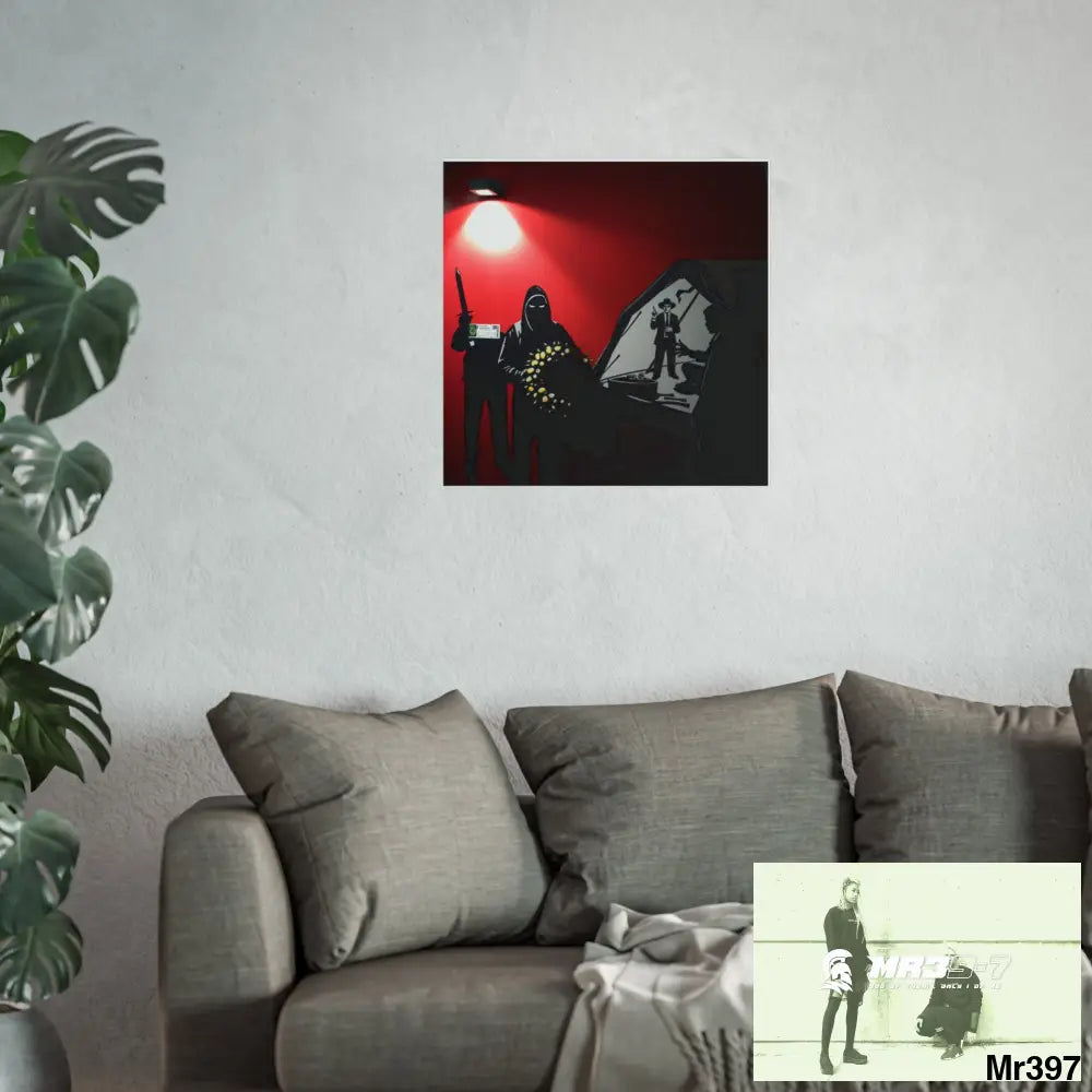 Kenya 2015 the last 12 days no 31 Banksy inspired Fine Art Posters Poster