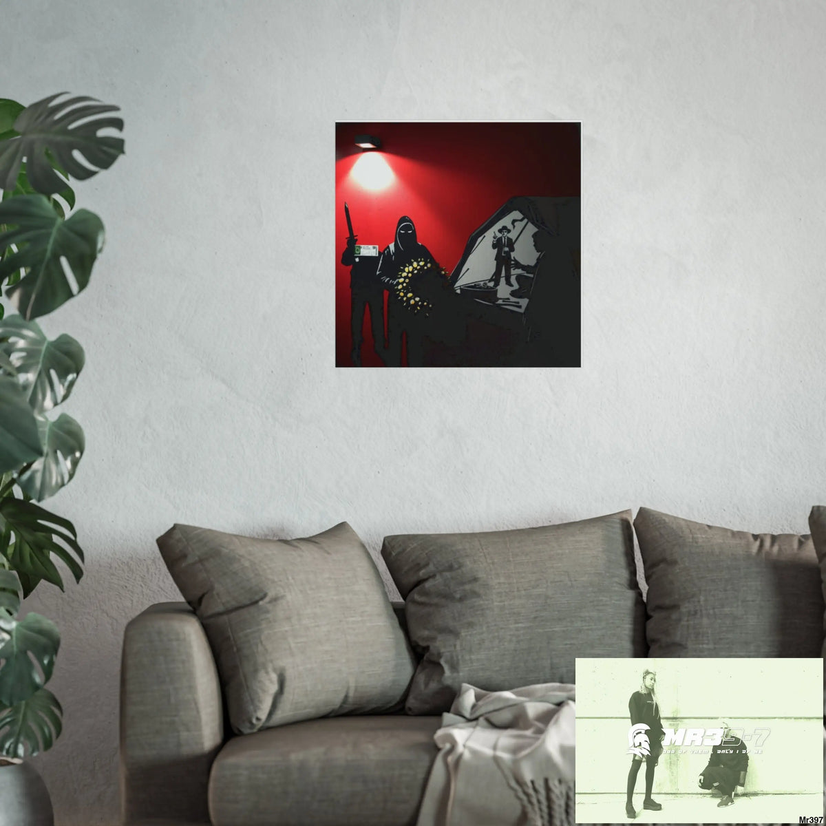 Kenya 2015 the last 12 days no 31 Banksy inspired Fine Art Posters Poster