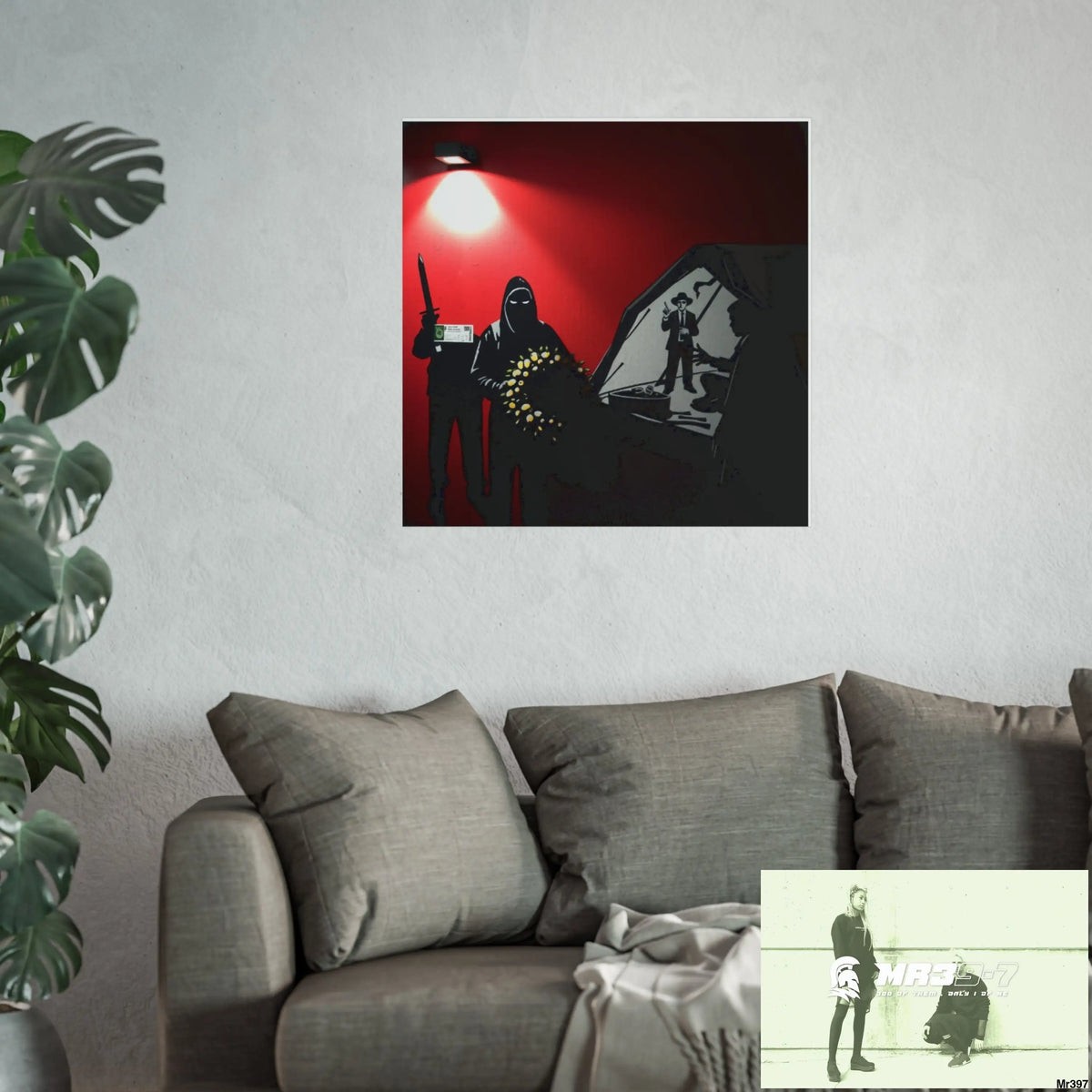 Kenya 2015 the last 12 days no 31 Banksy inspired Fine Art Posters Poster