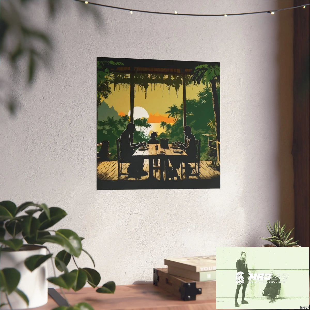 KOH SAMUI 2003, THE LAMAI MOUNTAIN MEETING V Tier 0++ | Threshold Entry Recognition - 16″ x 16″ / Matte - Poster