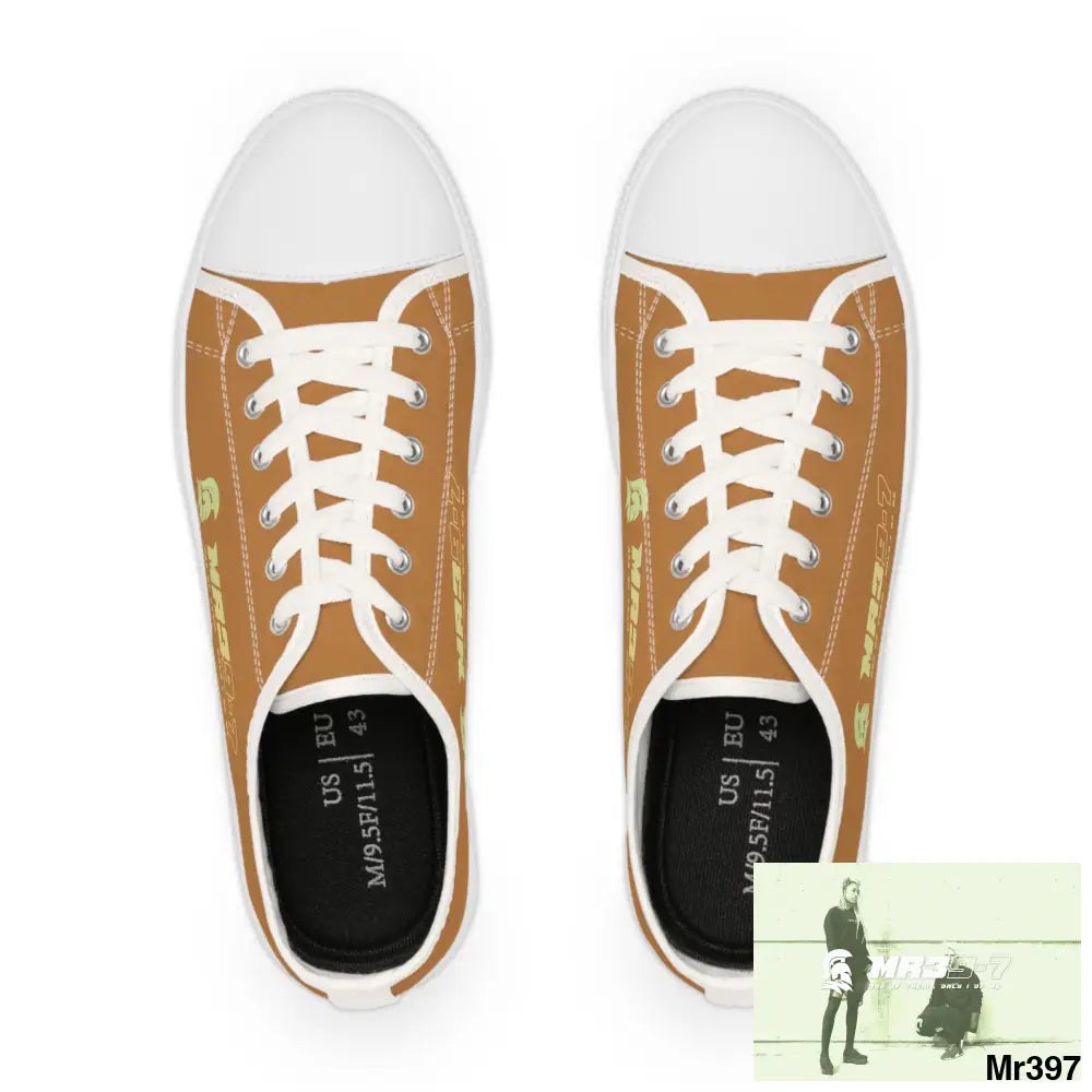 Light Brown MR39S Men’s Low Top Sneakers Shoes