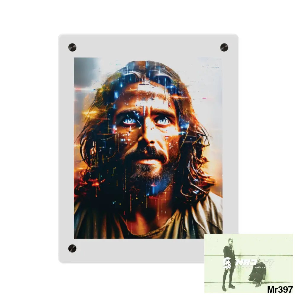 Linking all back to UK 2016 to 2024 failures their’s my deaths Gods intervention AI Themed Ltd Edition Acrylic Wall Art