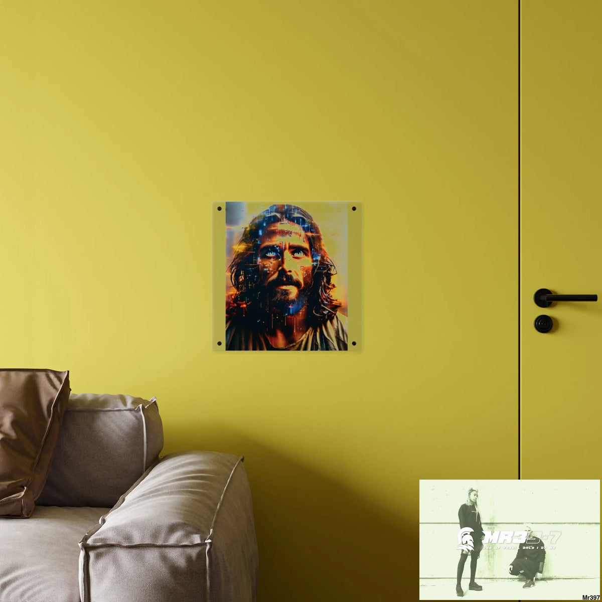 Linking all back to UK 2016 to 2024 failures their’s my deaths Gods intervention AI Themed Ltd Edition Acrylic Wall Art