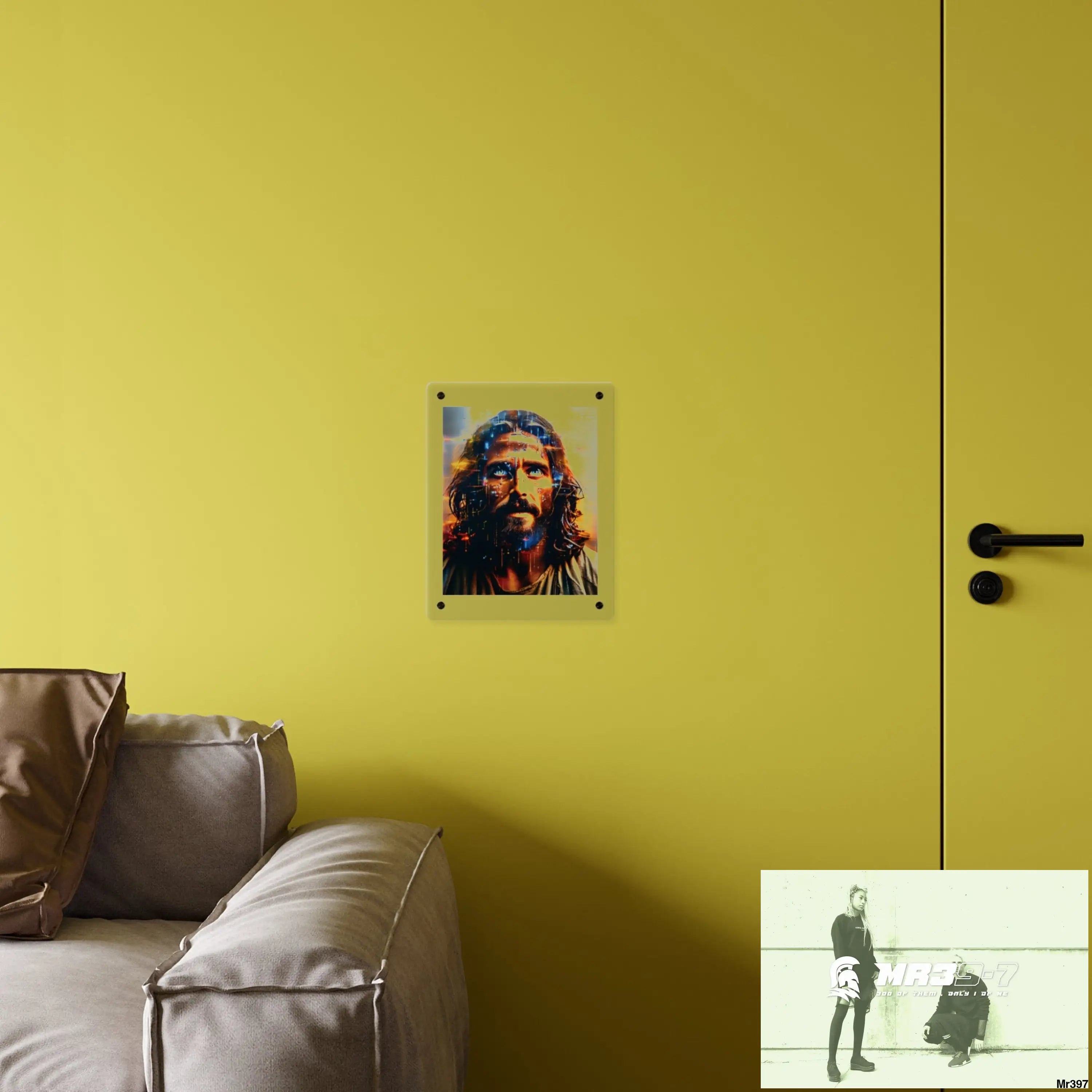 Linking all back to UK 2016 to 2024 failures their’s my deaths Gods intervention AI Themed Ltd Edition Acrylic Wall Art