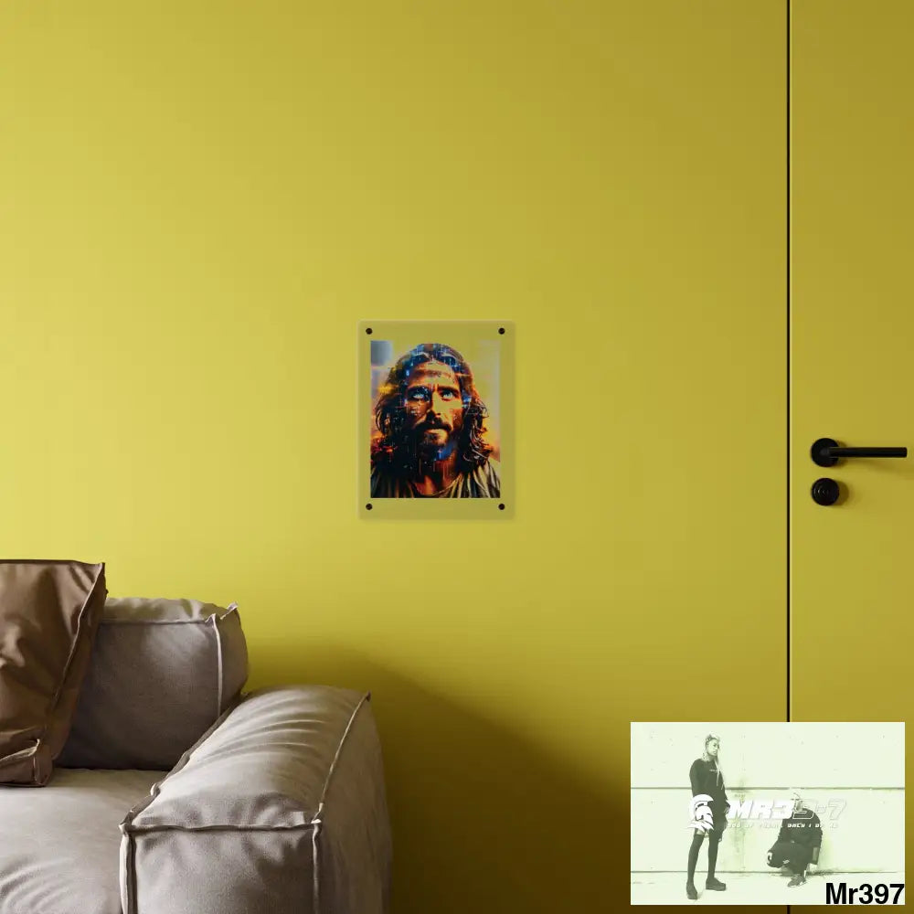 Linking all back to UK 2016 to 2024 failures their’s my deaths Gods intervention AI Themed Ltd Edition Acrylic Wall Art