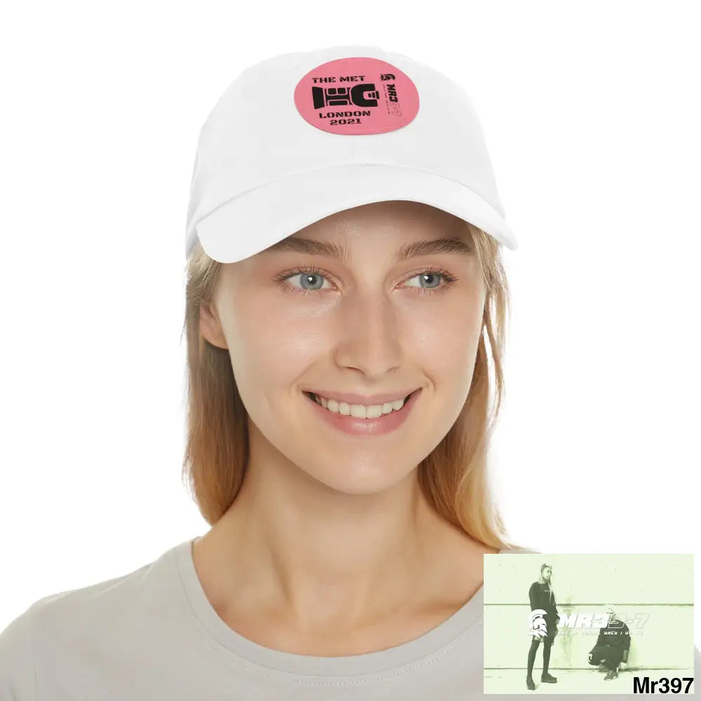 London 2021 The Met taser Mr39 Dad Hat with Leather Patch (Round) Hats