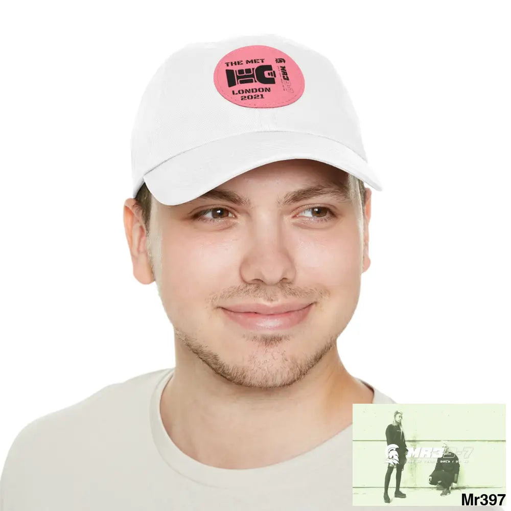 London 2021 The Met taser Mr39 Dad Hat with Leather Patch (Round) Hats