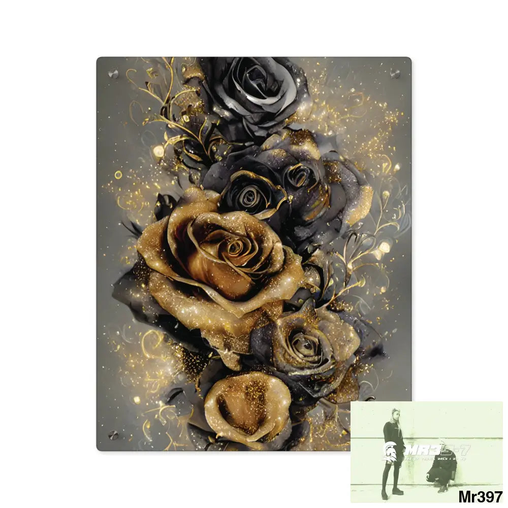 Long Stem Rose by Ross Tran Acrylic Wall Art Panels 16″ x 20″ (Vertical) / 0.25’’ Home Decor