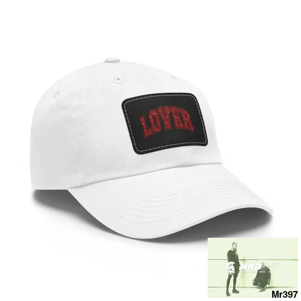 Lover Dad Hat with Leather Patch (Rectangle) Hats