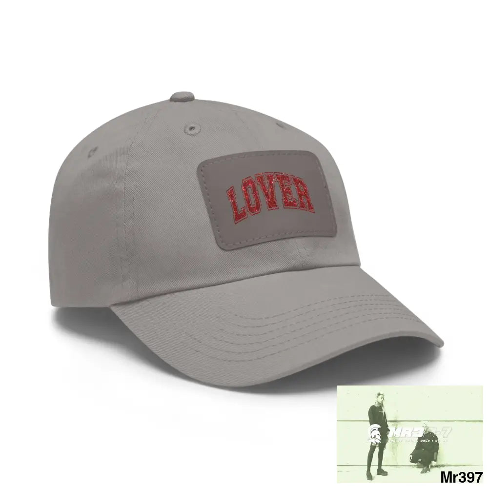 Lover Dad Hat with Leather Patch (Rectangle) Hats