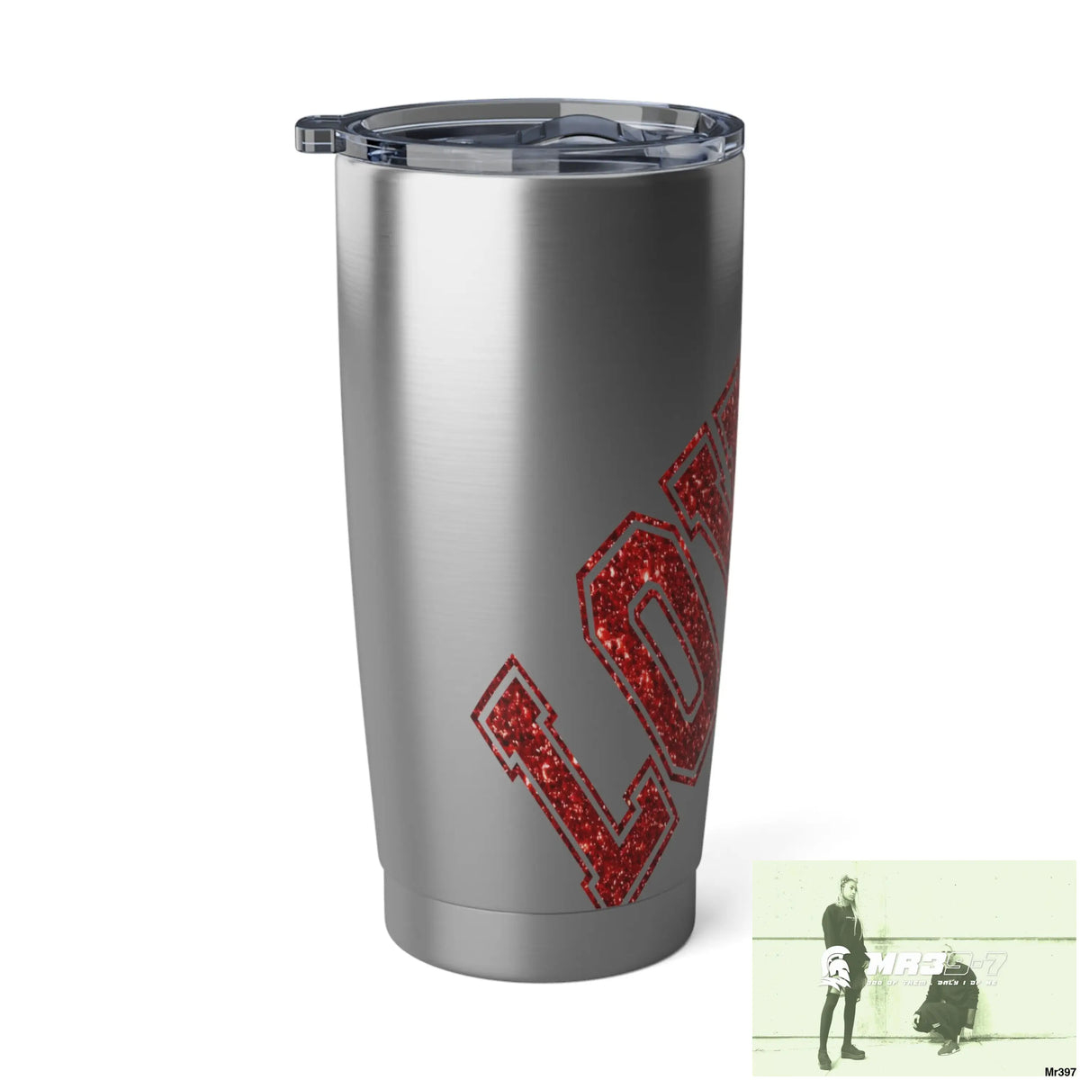 Lover in Glitter Vagabond 20oz Tumbler 20oz / Silver Mug