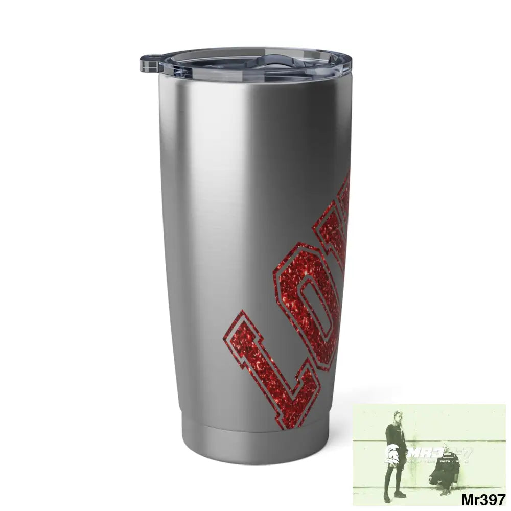 Lover in Glitter Vagabond 20oz Tumbler 20oz / Silver Mug