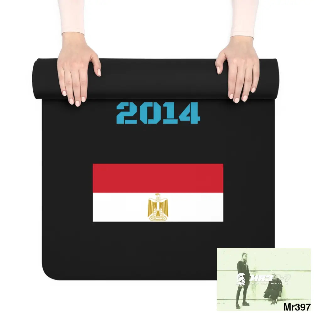 Ltd Edition Who dares Wins Dahab Rubber Yoga Mat 24” x 68” Home Decor