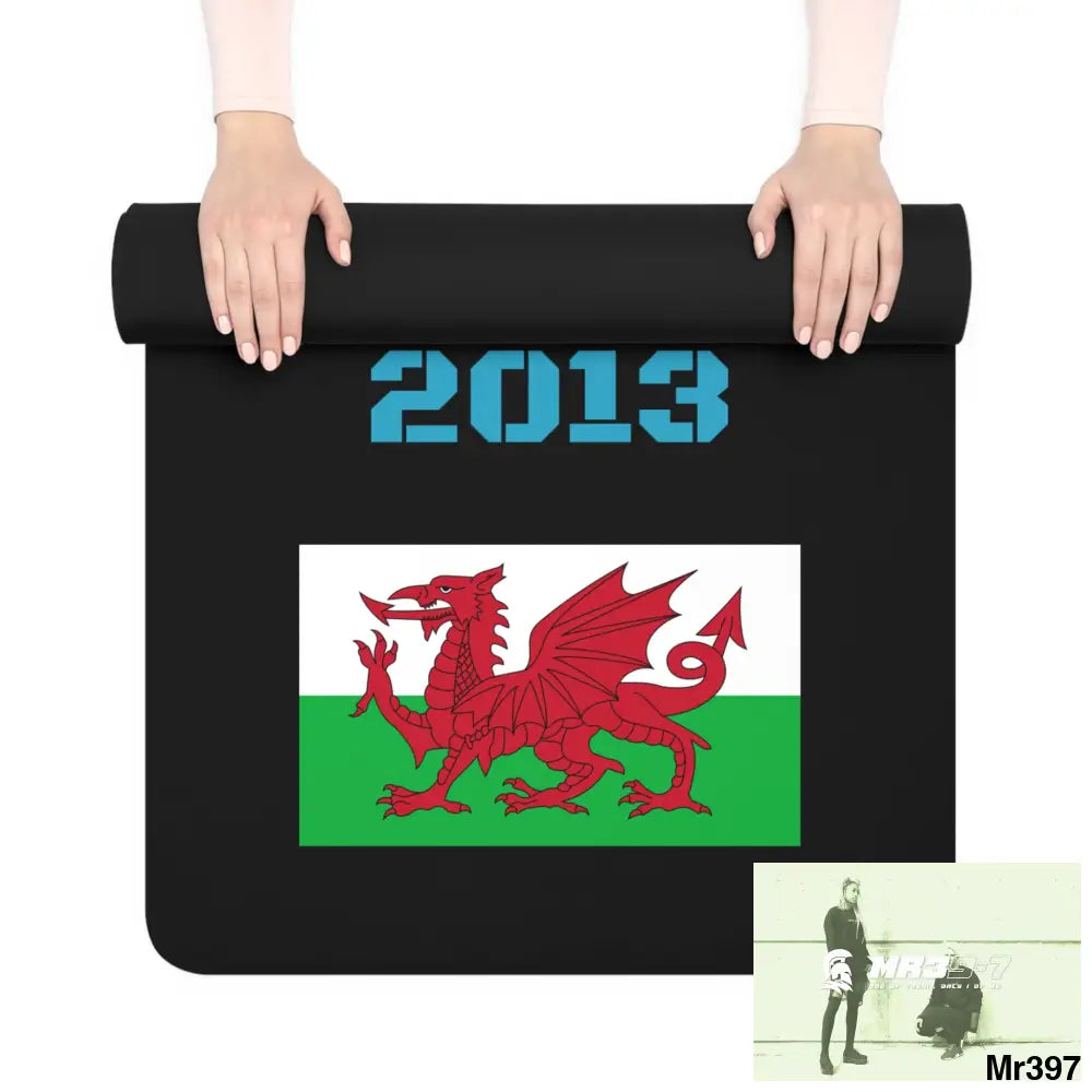 Ltd Edition Who dares Wins(UCSAS) Rubber Yoga Mat 24” x 68” Home Decor