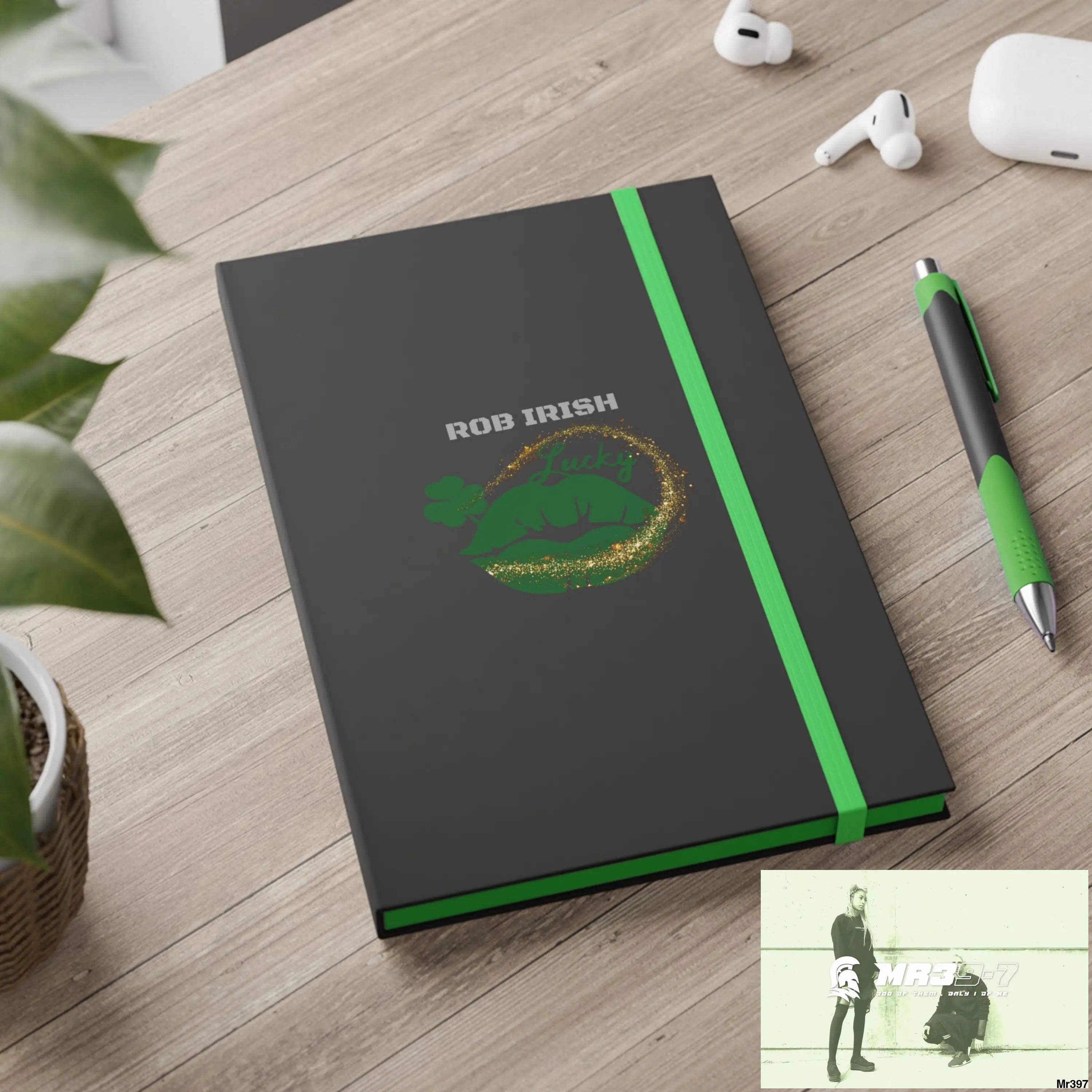 Luck of Ireland Rob Irish Color Contrast Notebook - Ruled Paper products