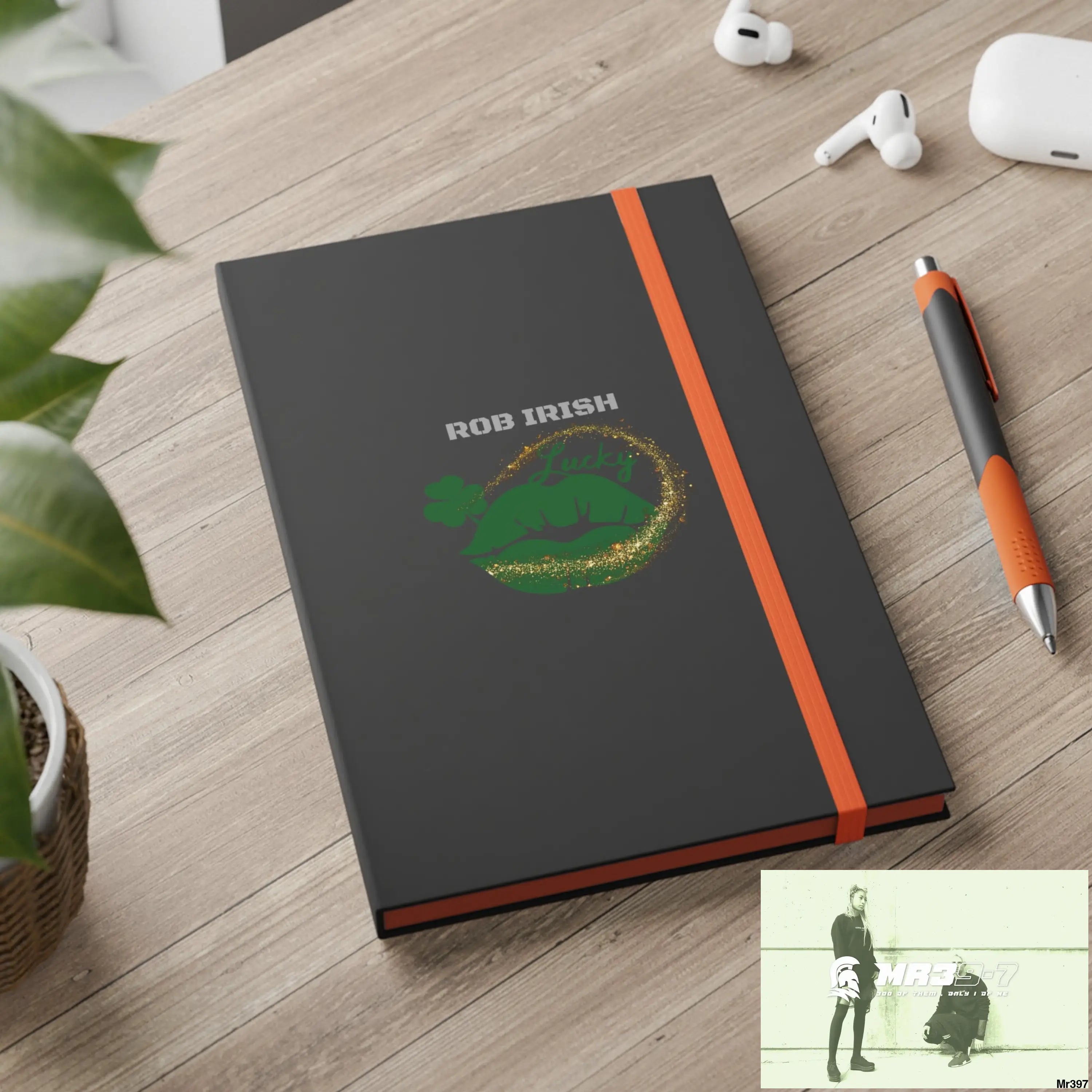 Luck of Ireland Rob Irish Color Contrast Notebook - Ruled Paper products
