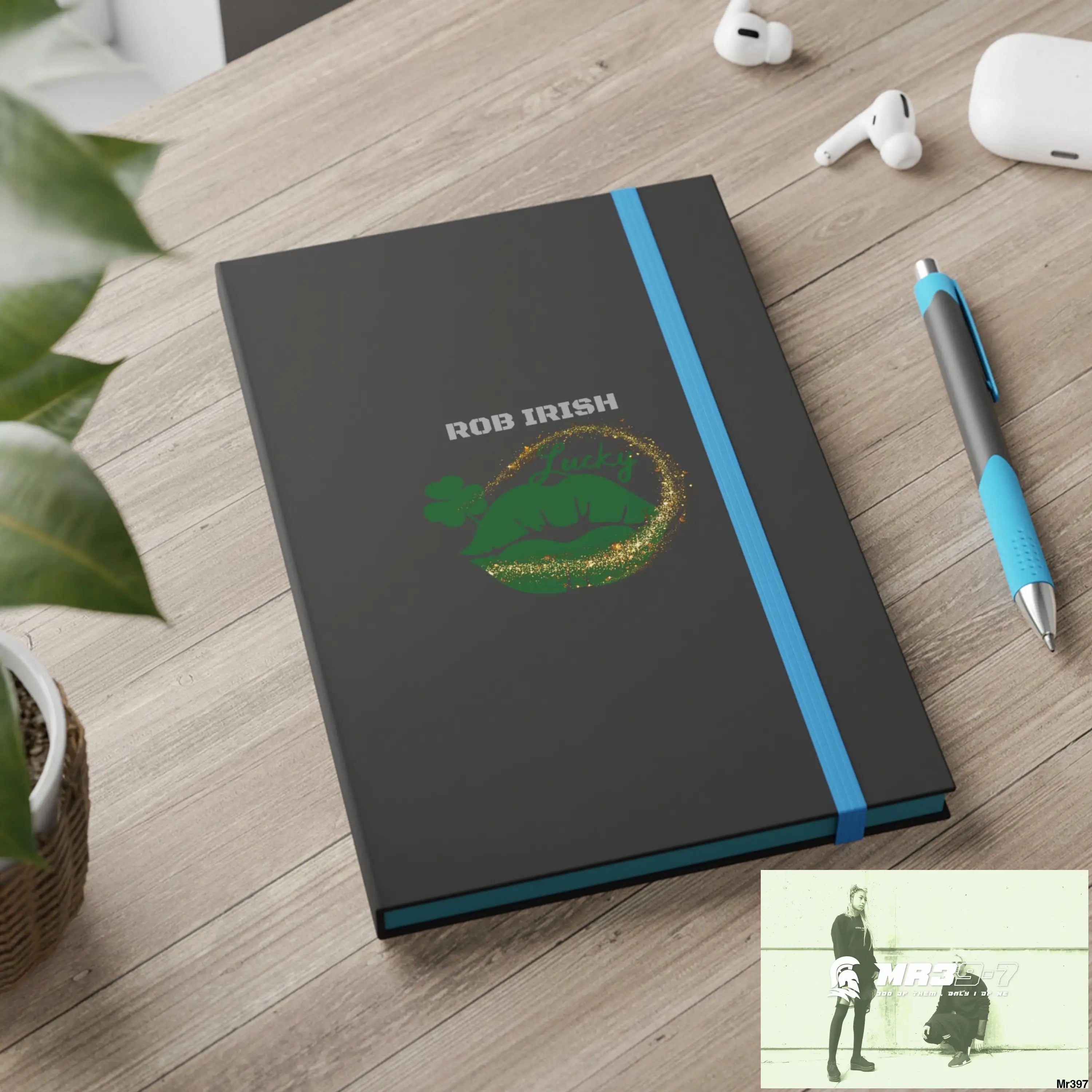 Luck of Ireland Rob Irish Color Contrast Notebook - Ruled Paper products