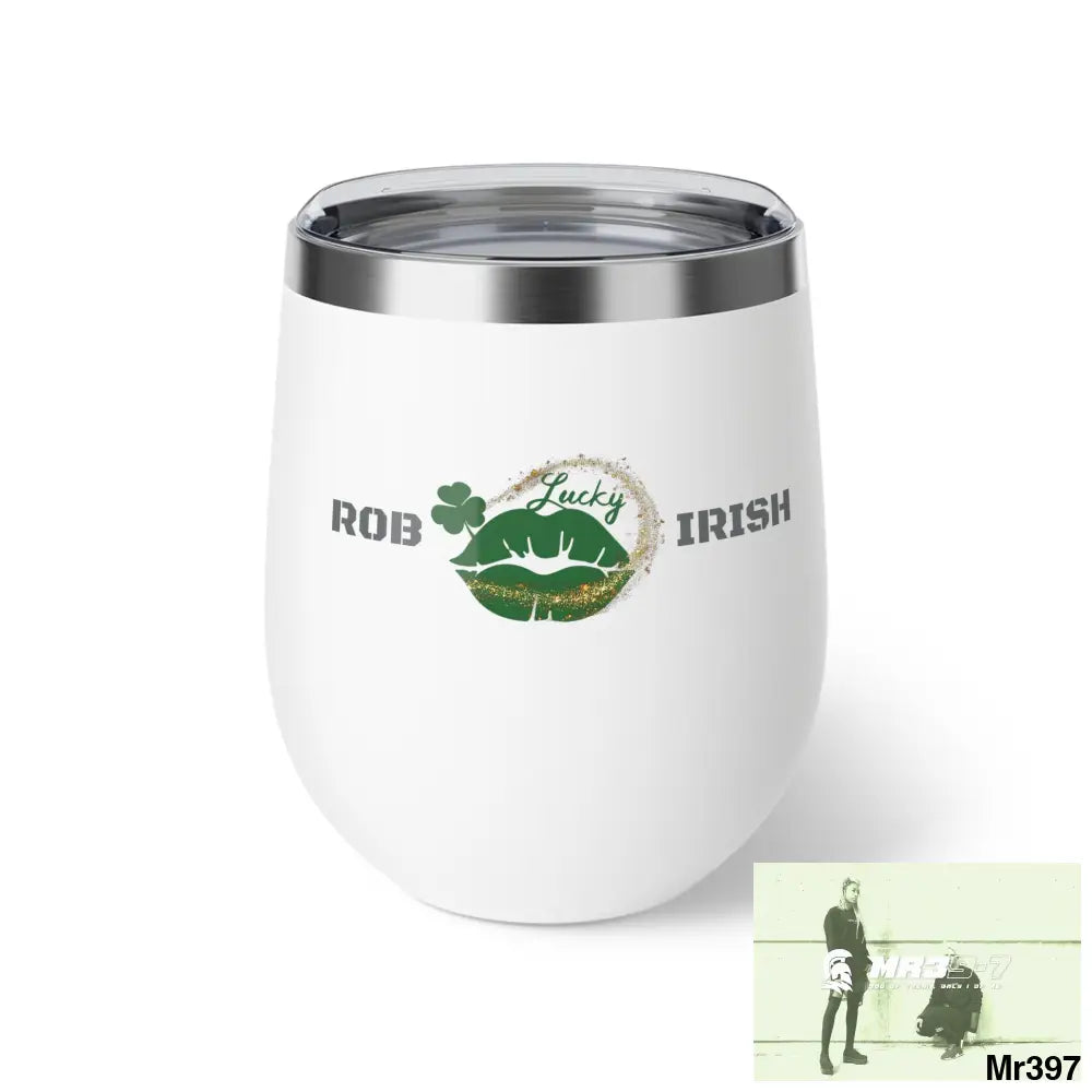 Luck of Ireland Rob Irish Copper Vacuum Insulated Cup 12oz White / 12oz Mug