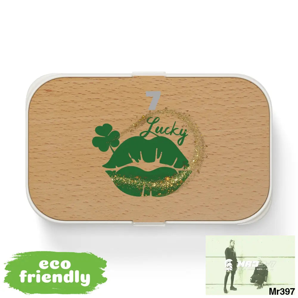 Luck of Ireland Rob Irish PLA Bento Box with Band and Utensils One size Accessories