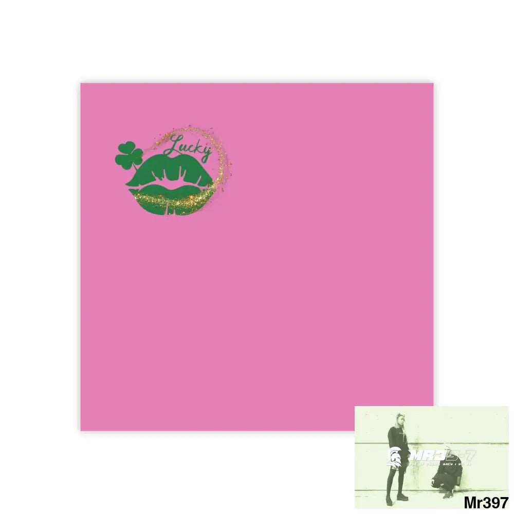 Luck of Ireland - Rob Irish Post-it® Note Pads 4’’ x 4’’ / White Paper products