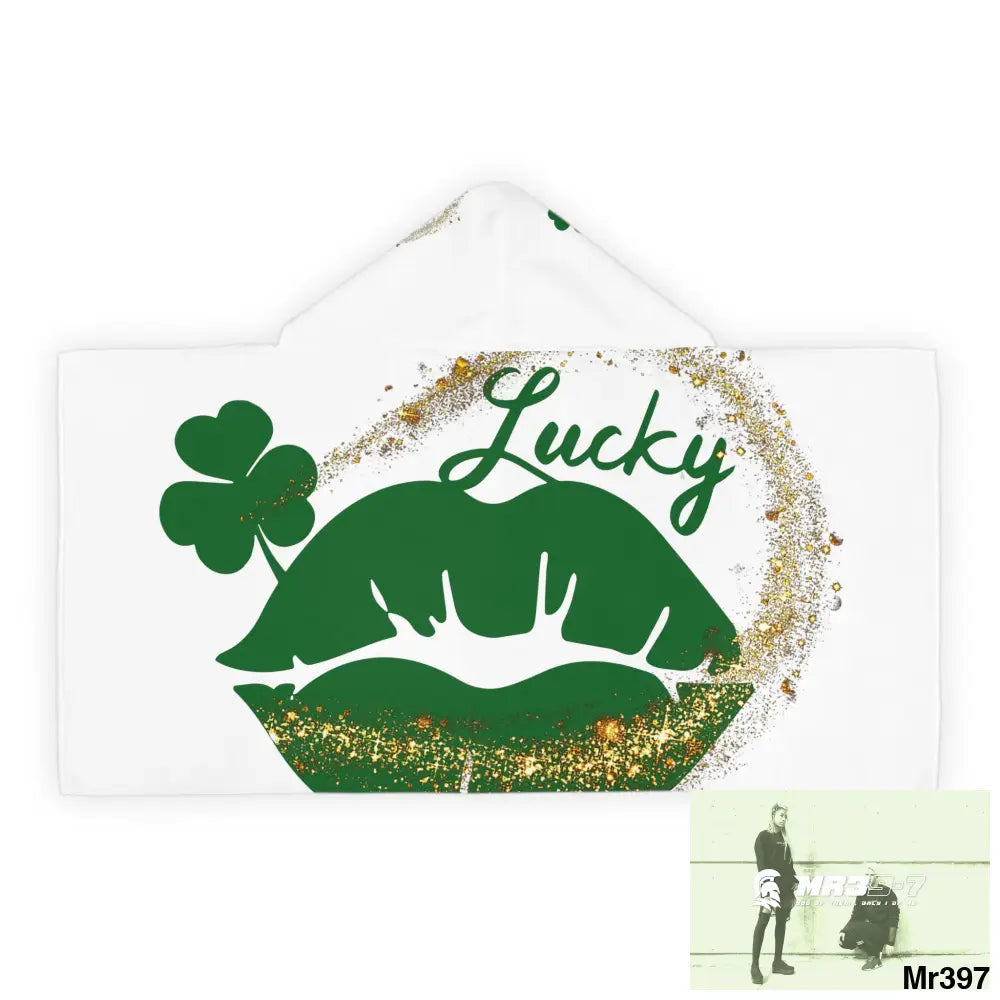 Luck of Ireland Rob Irish Youth Hooded Towel 24’’ × 48’’ All Over Prints