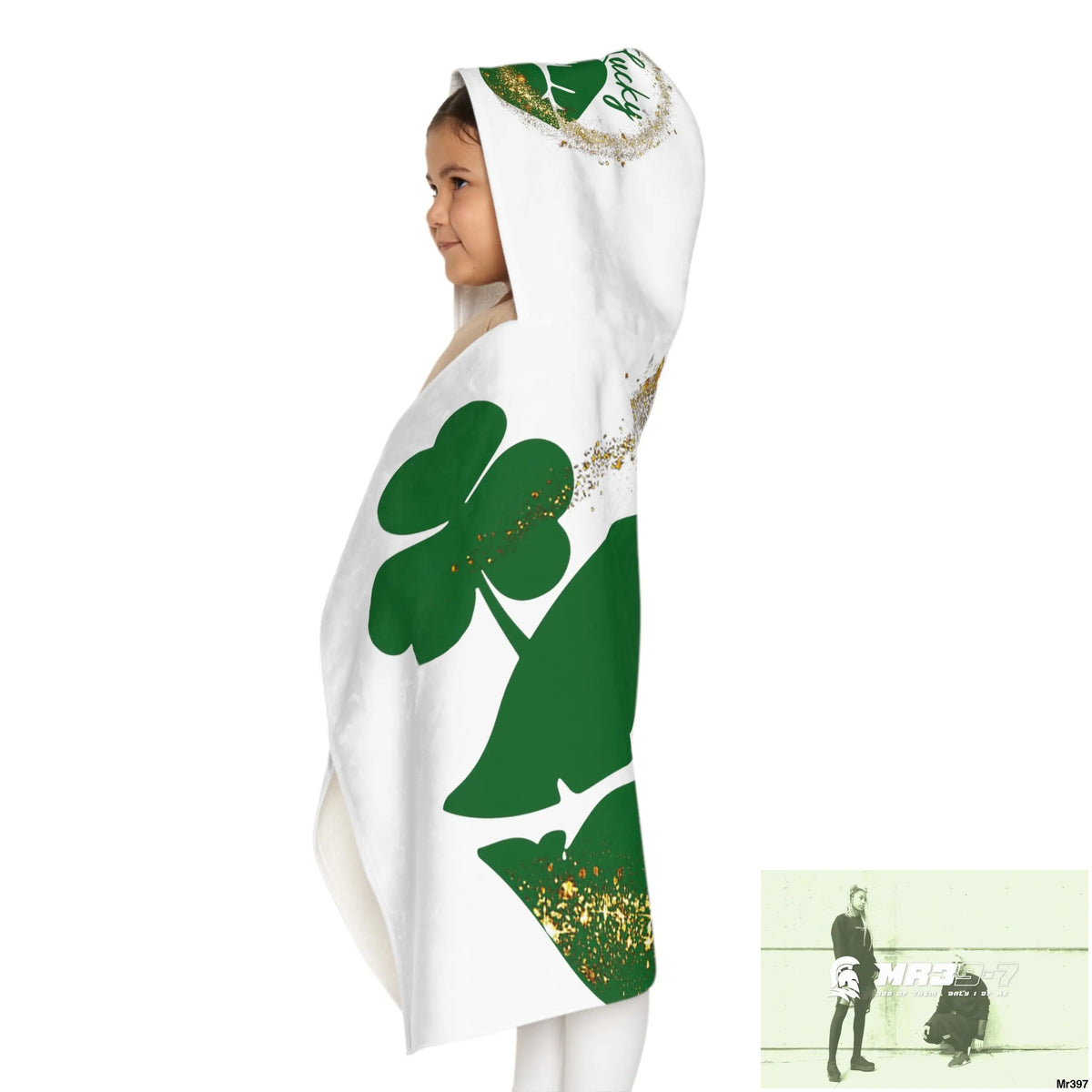 Luck of Ireland Rob Irish Youth Hooded Towel 24’’ × 48’’ All Over Prints