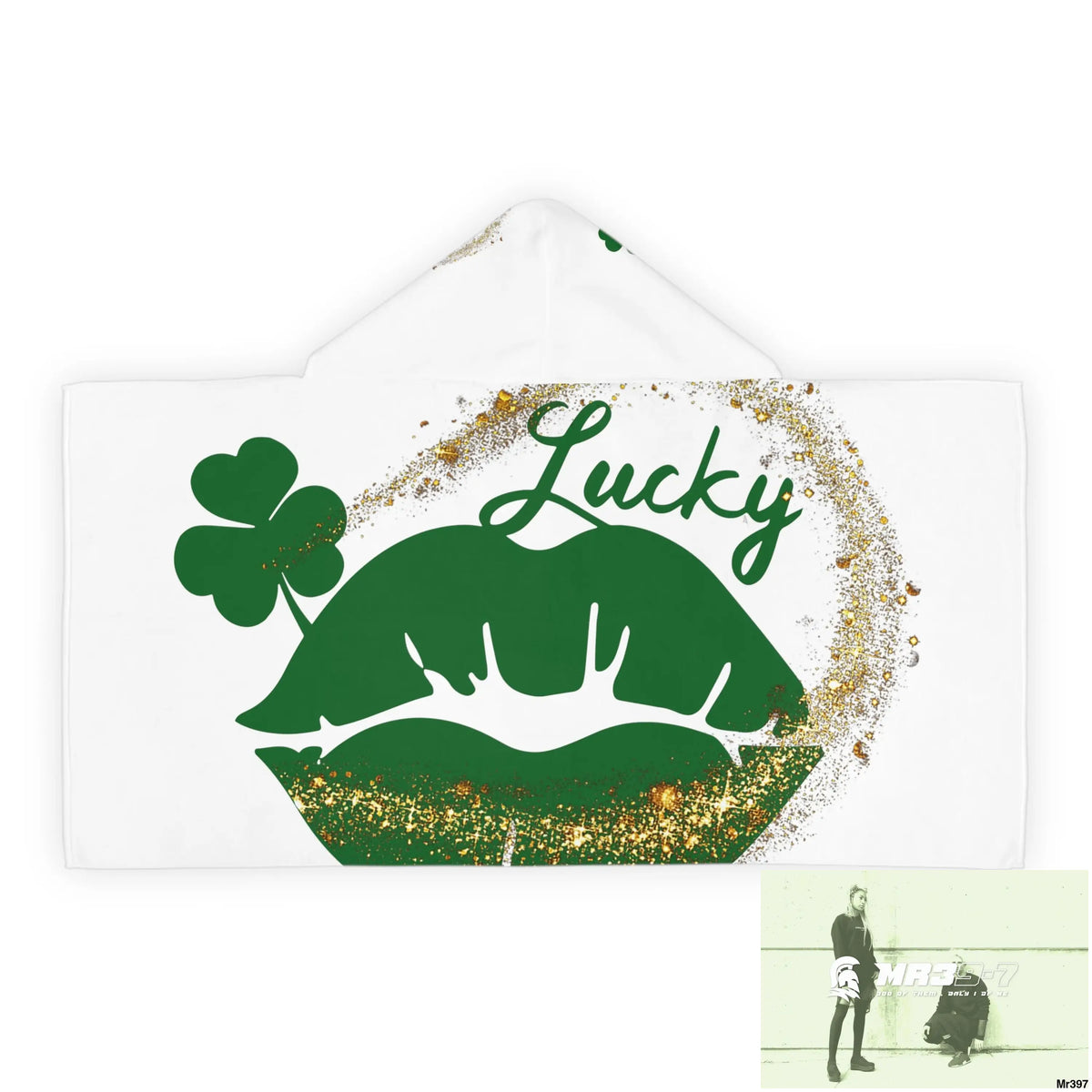 Luck of Ireland Rob Irish Youth Hooded Towel 24’’ × 48’’ All Over Prints