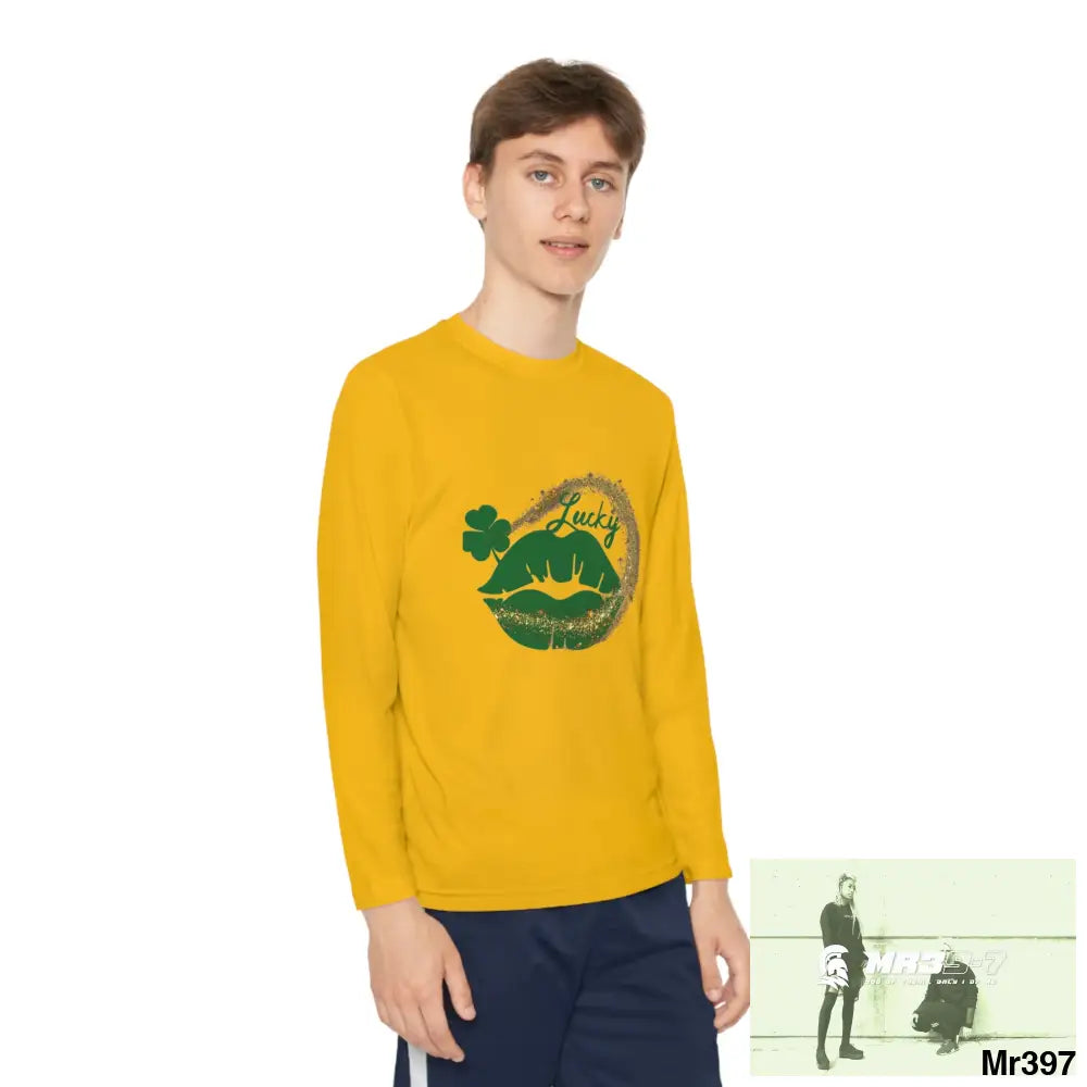 Luck of the Irish Rob Irish Kenya 2015 5 Countries Just Say No To County Lines Youth Long Sleeve Competitor Tee Kids