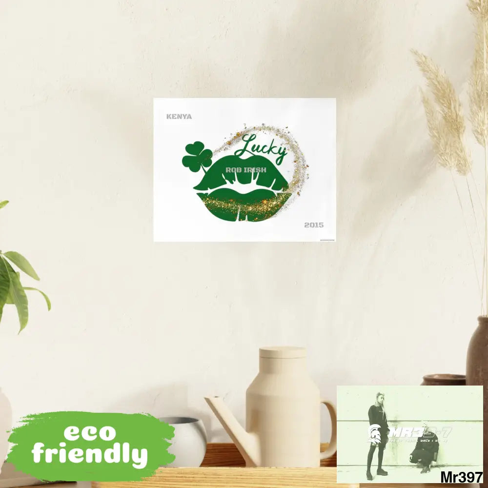 Luck of the Irish - Rob Irish Kenya 2015 Photo Art Paper Posters 14″ x 11″ (Horizontal) / Satin Poster