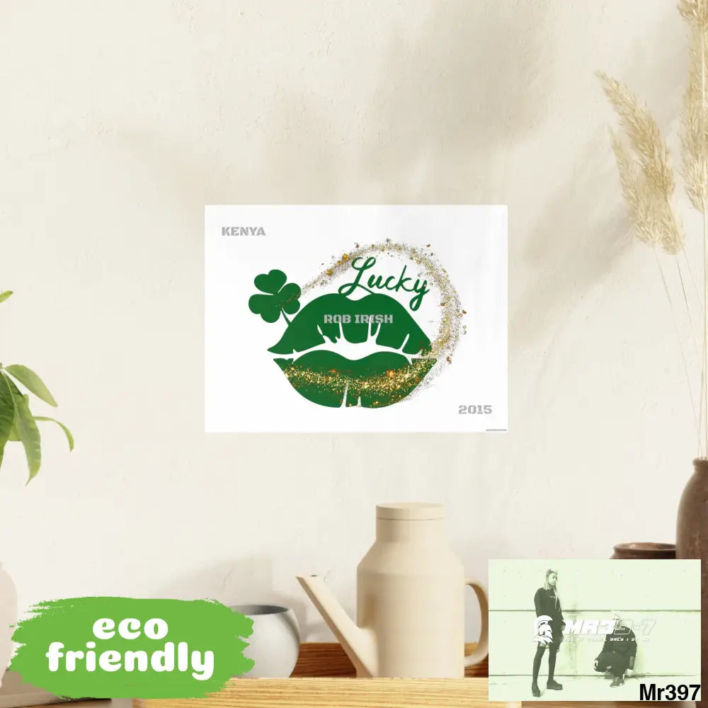 Luck of the Irish - Rob Irish Kenya 2015 Photo Art Paper Posters 16″ x 12″ (Horizontal) / Satin Poster
