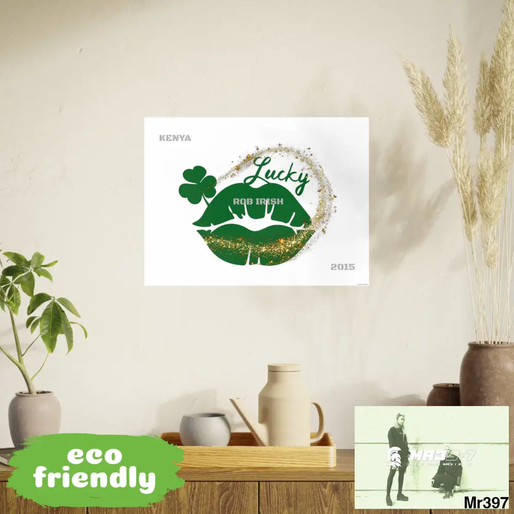 Luck of the Irish - Rob Irish Kenya 2015 Photo Art Paper Posters 24″ x 18″ (Horizontal) / Satin Poster