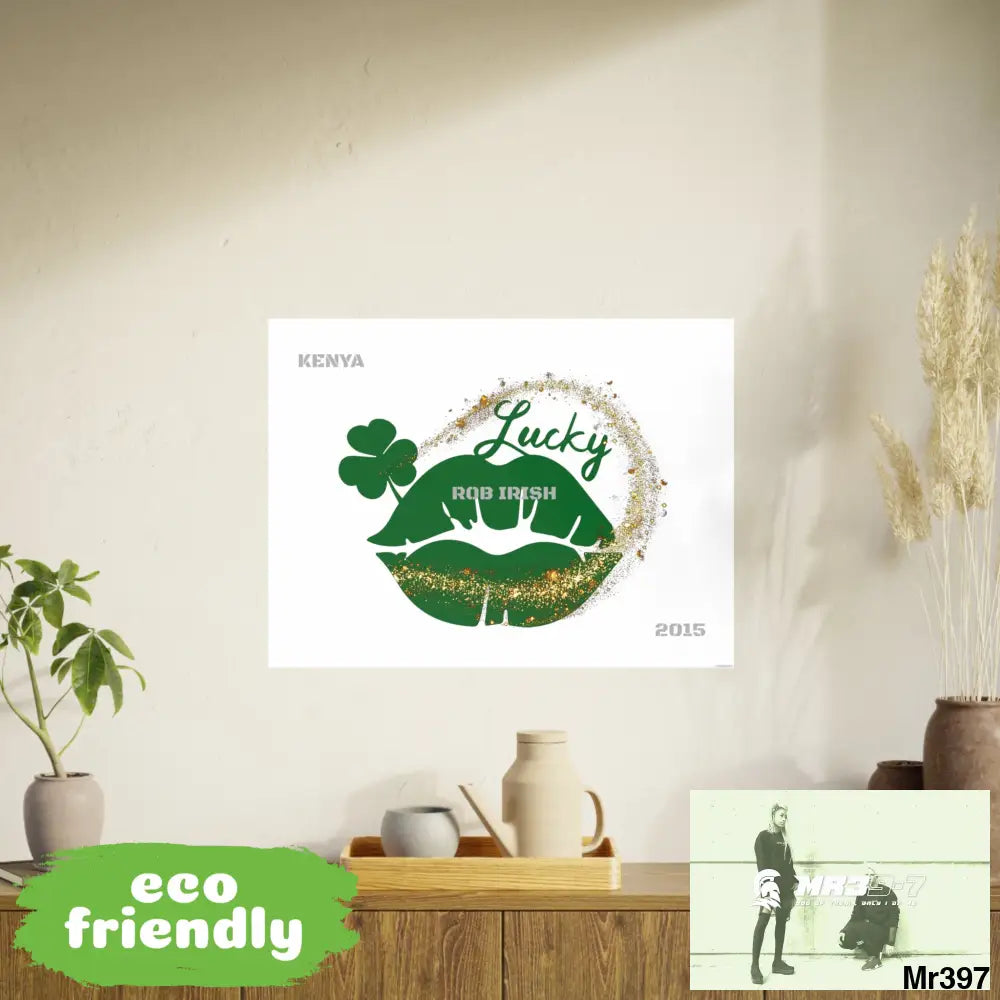 Luck of the Irish - Rob Irish Kenya 2015 Photo Art Paper Posters 32’’ x 24’’ (Horizontal) / Satin Poster
