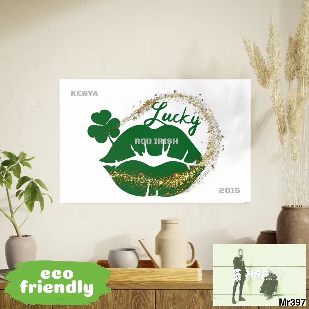 Luck of the Irish - Rob Irish Kenya 2015 Photo Art Paper Posters 34’’ x 22’’ (Horizontal) / Satin Poster