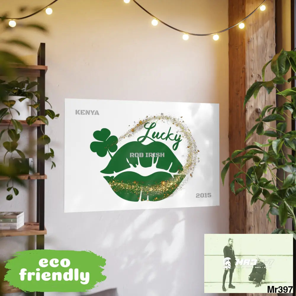 Luck of the Irish - Rob Irish Kenya 2015 Photo Art Paper Posters Poster