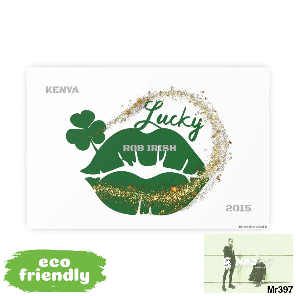 Luck of the Irish - Rob Irish Kenya 2015 Photo Art Paper Posters Poster