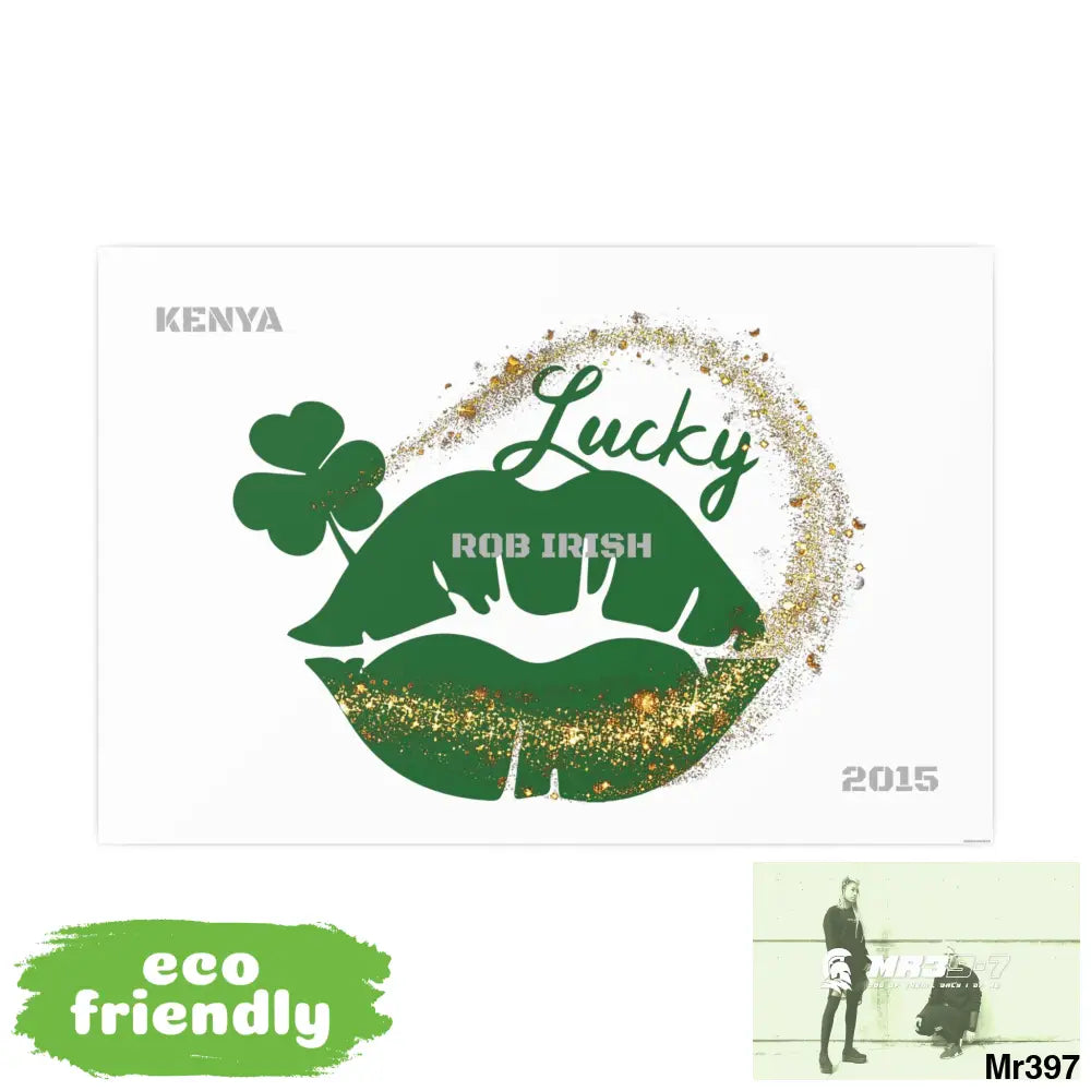 Luck of the Irish - Rob Irish Kenya 2015 Photo Art Paper Posters Poster