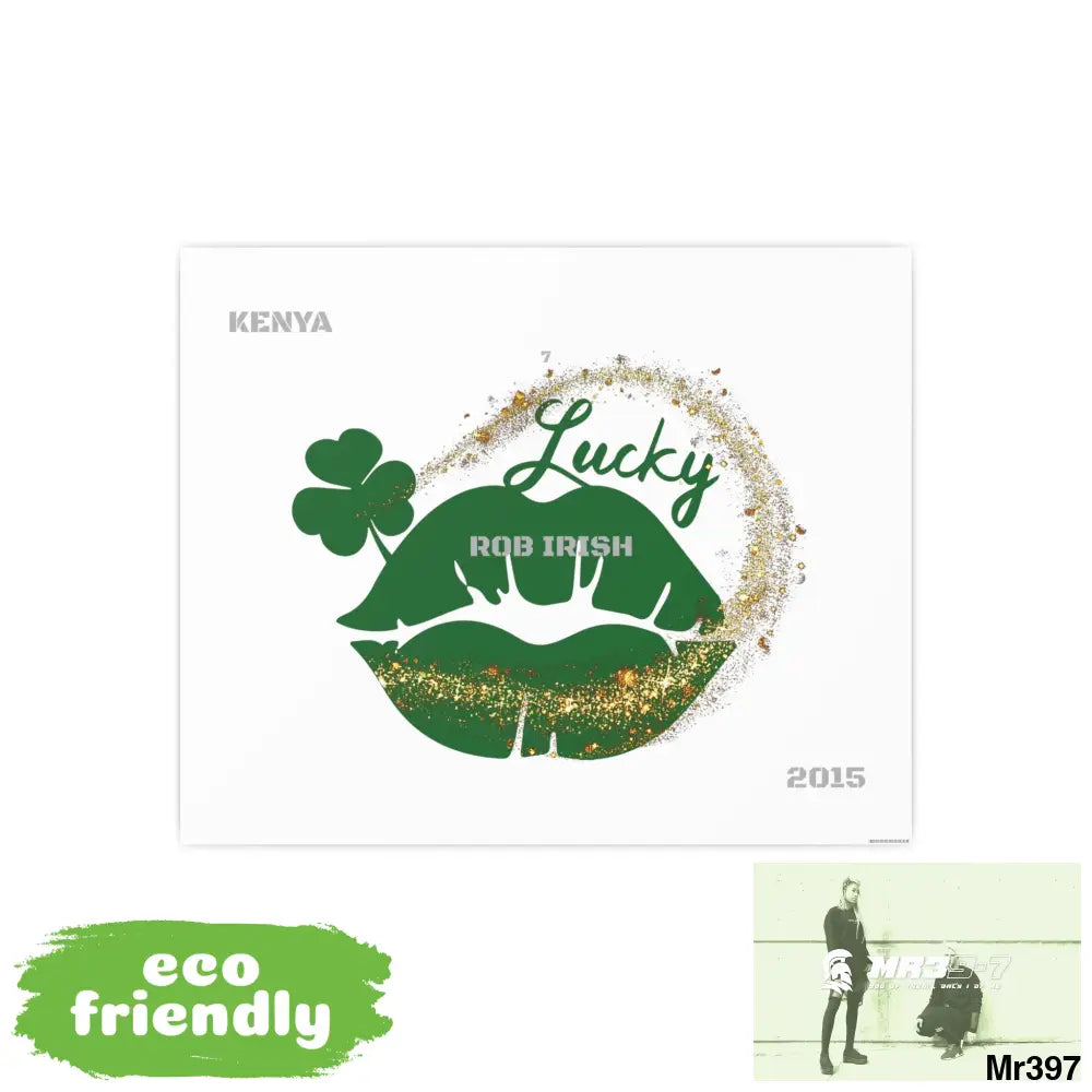 Luck of the Irish - Rob Irish Kenya 2015 Photo Art Paper Posters Poster