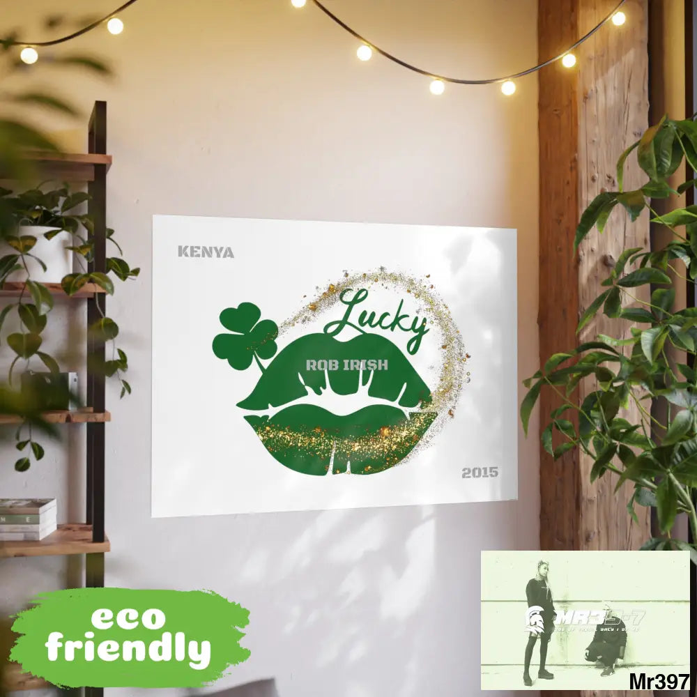 Luck of the Irish - Rob Irish Kenya 2015 Photo Art Paper Posters Poster