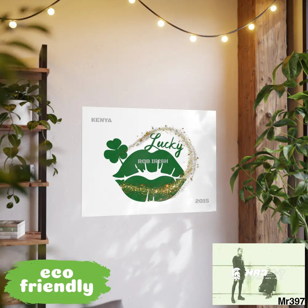 Luck of the Irish - Rob Irish Kenya 2015 Photo Art Paper Posters Poster