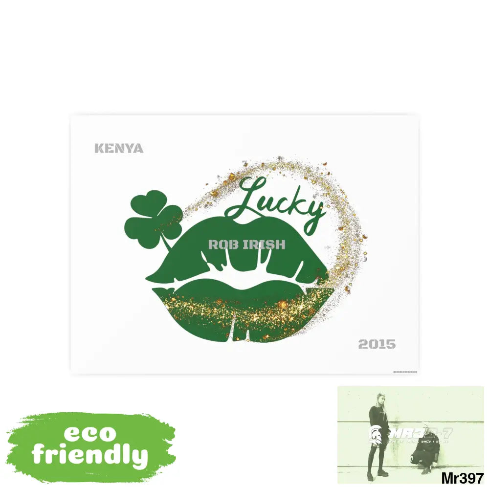 Luck of the Irish - Rob Irish Kenya 2015 Photo Art Paper Posters Poster