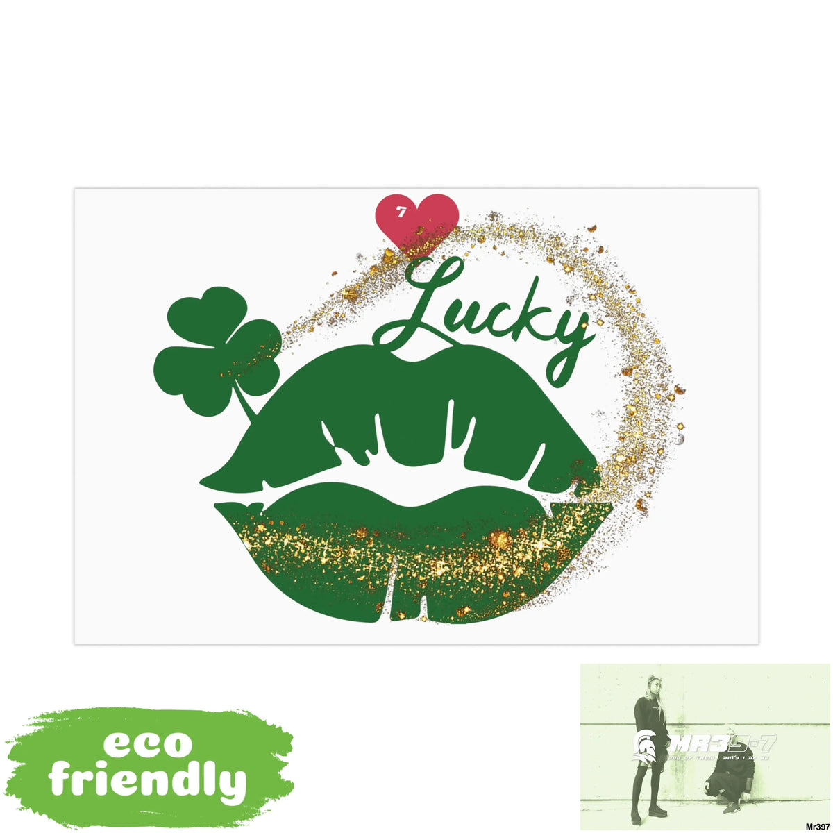 Lucky Irish 7 Love Gift Wrap Papers 30’’ x 20’’ / Matte Home Decor