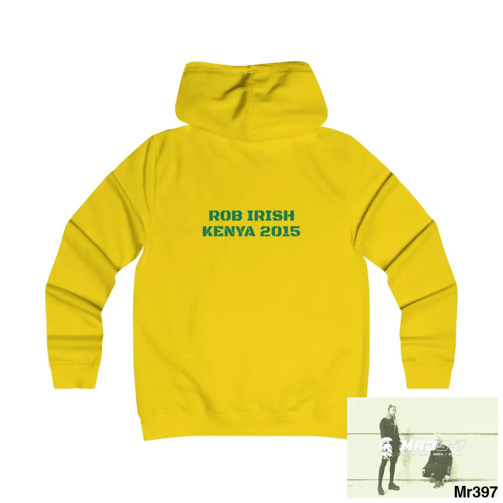 Lucky Irish Kenya 2015 Rob Irish Girlie College Hoodie Hoodie
