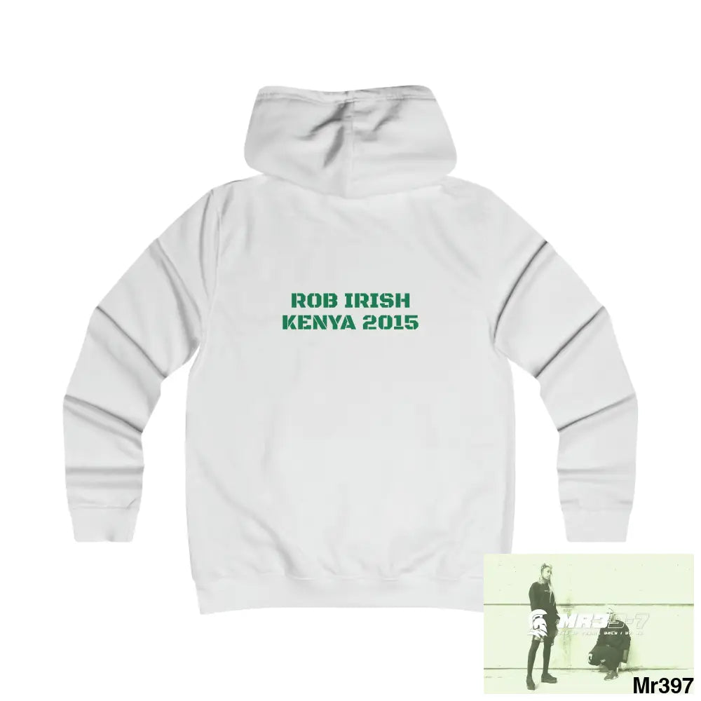 Lucky Irish Kenya 2015 Rob Irish Girlie College Hoodie Hoodie