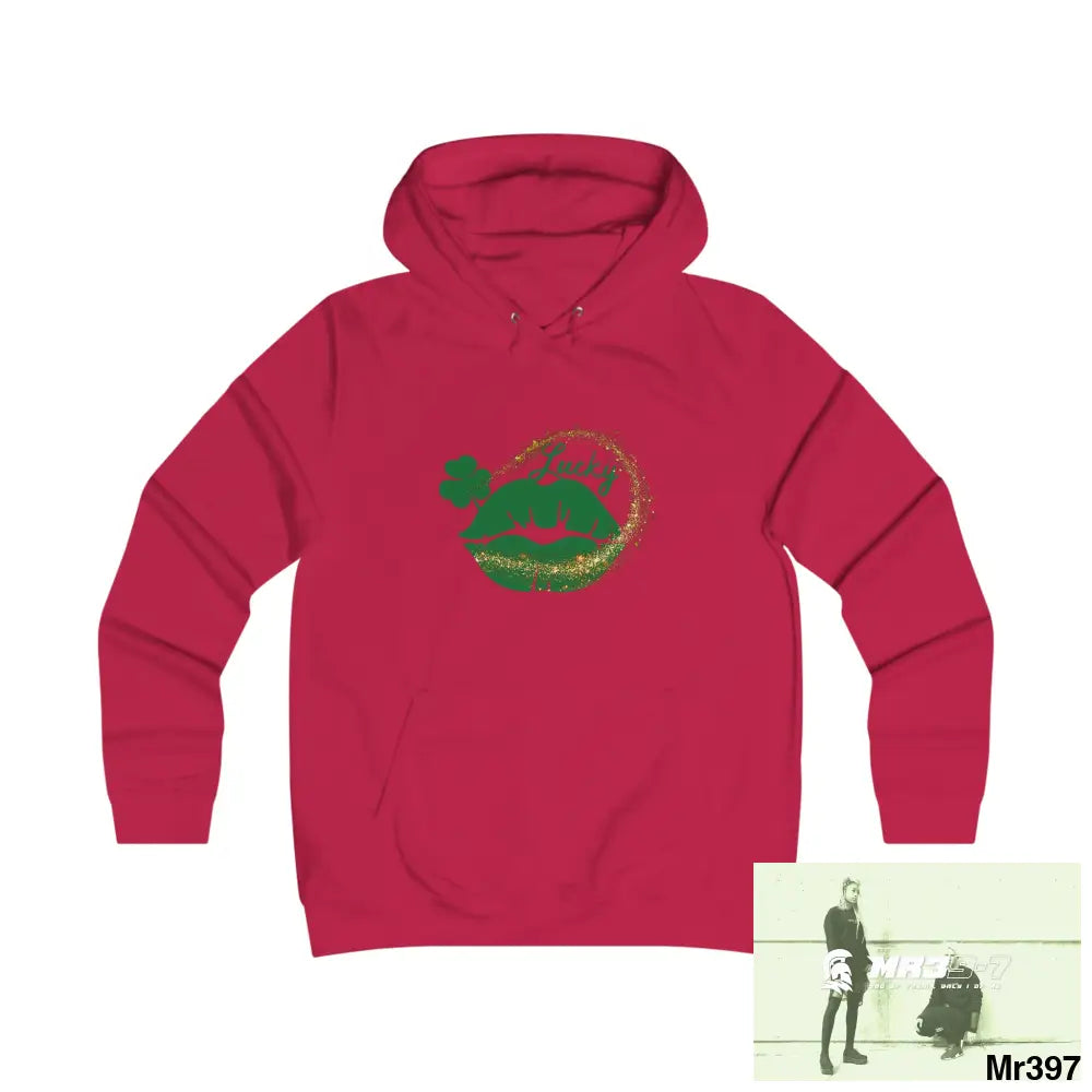 Lucky Irish Kenya 2015 Rob Irish Girlie College Hoodie S / Fire Red Hoodie