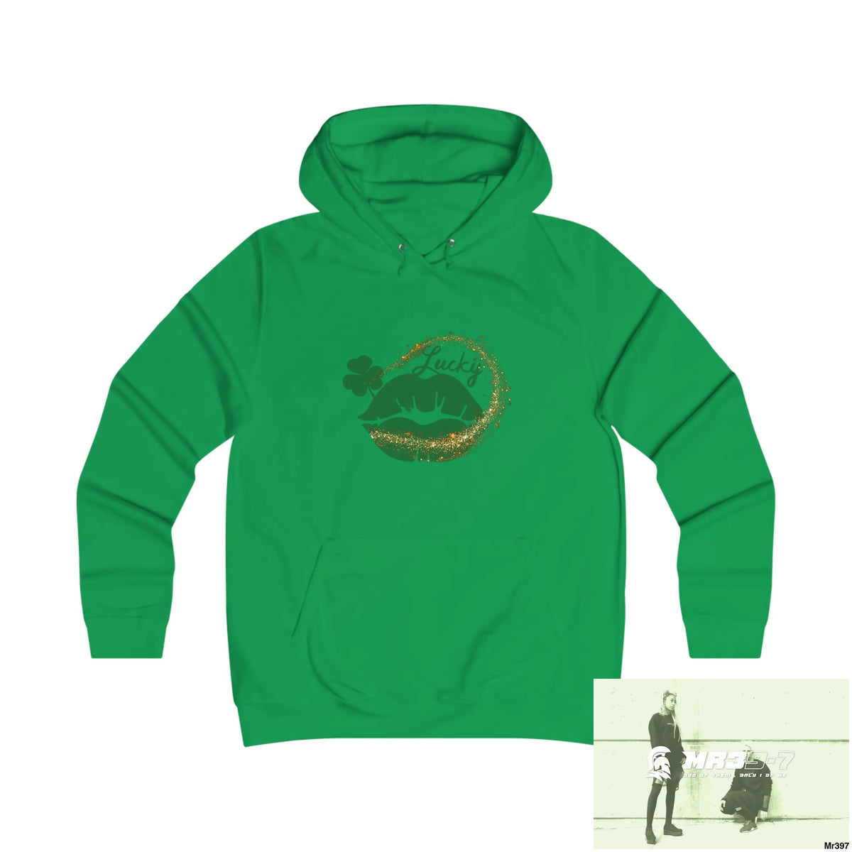 Lucky Irish Kenya 2015 Rob Irish Girlie College Hoodie S / Kelly Green Hoodie
